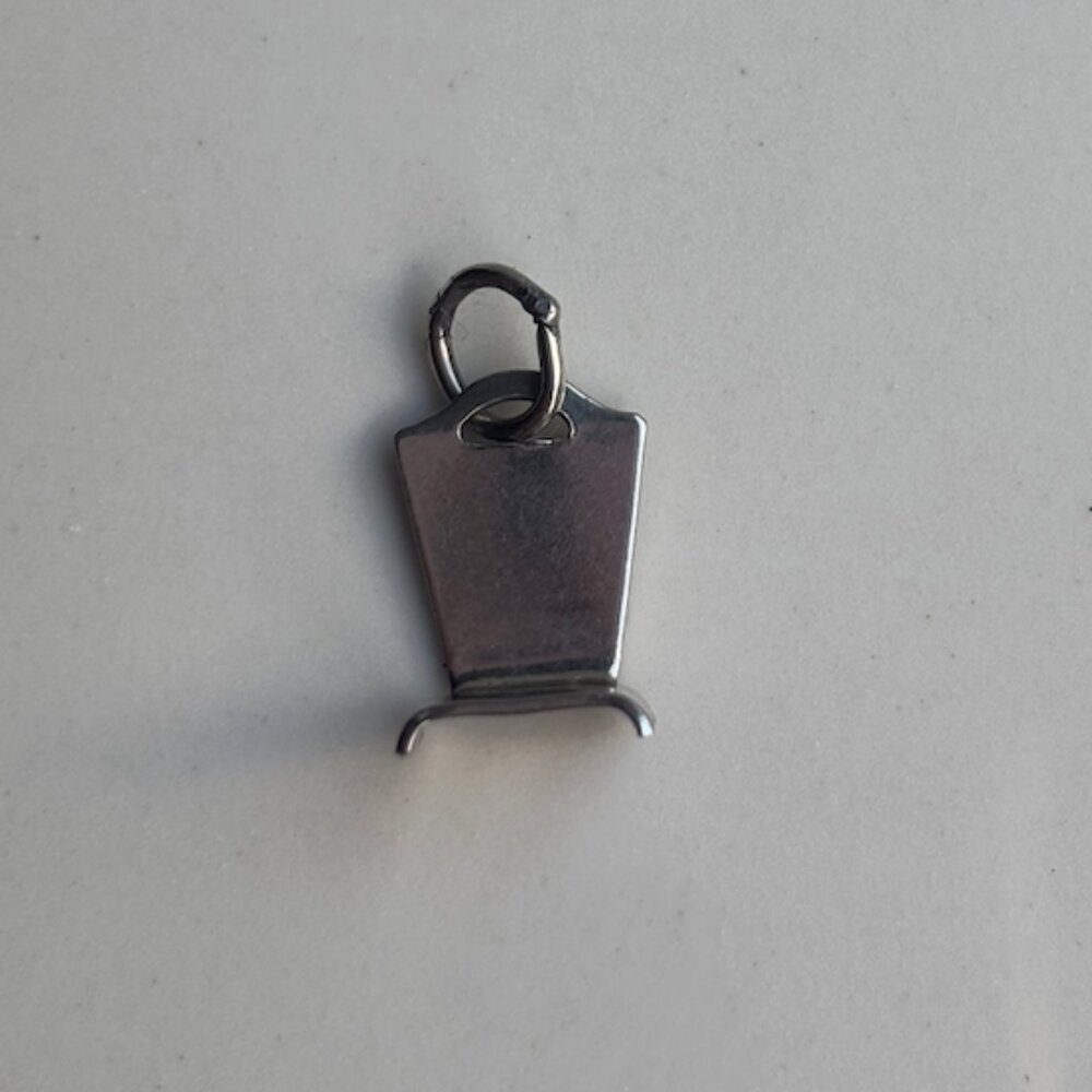 Vintage Stadium Seat 925 Sterling Silver Marked P&B Sterling